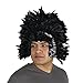 Black Carnival Costume Feather Headdress - Halloween Cosplay Party Hair Accessories