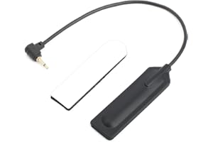 NECARL 2.5mm / 3.5mm / LA23 Plug Remote Pressure Switch for Tactical NGAL PEQ DBAL M3X Laser Sight, With Mount Pad Panel, Fit for 20mm Picatinny Rail