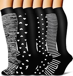 COOLOVER Copper Compression Socks for Women and