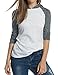 Zeagoo Women's Pullover Hoodie Raglan Sleeve Casual Slim Hooded Sweatshirt