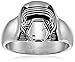 Star Wars Jewelry Episode 7 Kylo Ren Stainless Steel 3D Ring, Size 12