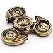 Fidget Spinner Metal, Alquar Ancient Eagle Pure Copper Tri Hand Spinner, Customized Professional Spinner Bearing Quiet Smooth Spin, Luxury Wooden GiftBox Set