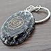 AYANA Black Tourmaline Orgonite Keychain | Energy Protection & Grounding | Handmade with Ethically Sourced Crystals