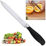 Chef Remi Utility Knife - Lifetime Replacement Warranty - Best Rated 5.5 Inch Blade - Non Slip Ergonomic Handle - No-Stain Stainless Steel Blade - Our Kitchen Knives Are Loved By Chefs & Butchers