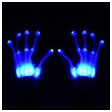 GlowCity Light Up LED Skeleton Hand Gloves Perfect