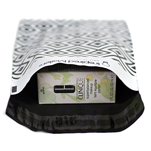 Poly Mailers 6x9 or 10x13 Size Options - Geometric Pattern – Pack of 100 Premium Unpadded Shipping Envelopes (6x9)
