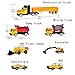 Boy's Construction Truck Matchbox Hero Role Play Action Diecast Vehicle Play Set for Party Favors with Diggers, Mixing Truck, Construction Trucks, Off-road Vehicles, SUV, and Accessories 16pcs