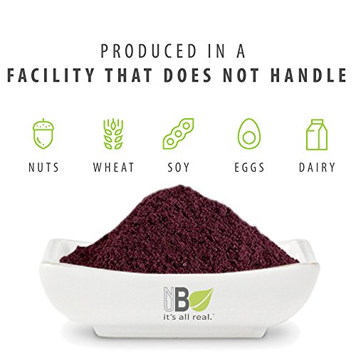 Nubeleaf Acai Juice Powder - Non-GMO, Gluten-Free, Raw, Vegan Antioxidant Source - Single-Ingredient Nutrient Rich Superfood for Cooking, Baking, Smoothies (6oz) - Thumbnail 4