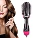 Crenova Hot Air Brush, One Step Hair Blow Dryer, Tourmaline Ionic Volumizer Styler with Ceramic Heater, Great for Easy & Fast Straighten or Curl All Hair Types
