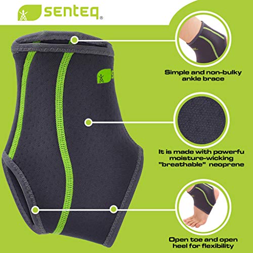 SENTEQ Ankle Brace for Men & Women Compression Support for Sprained