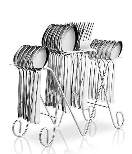 POG Anthem Stainless Steel Cutlery Set, 25 Pieces, Silver
