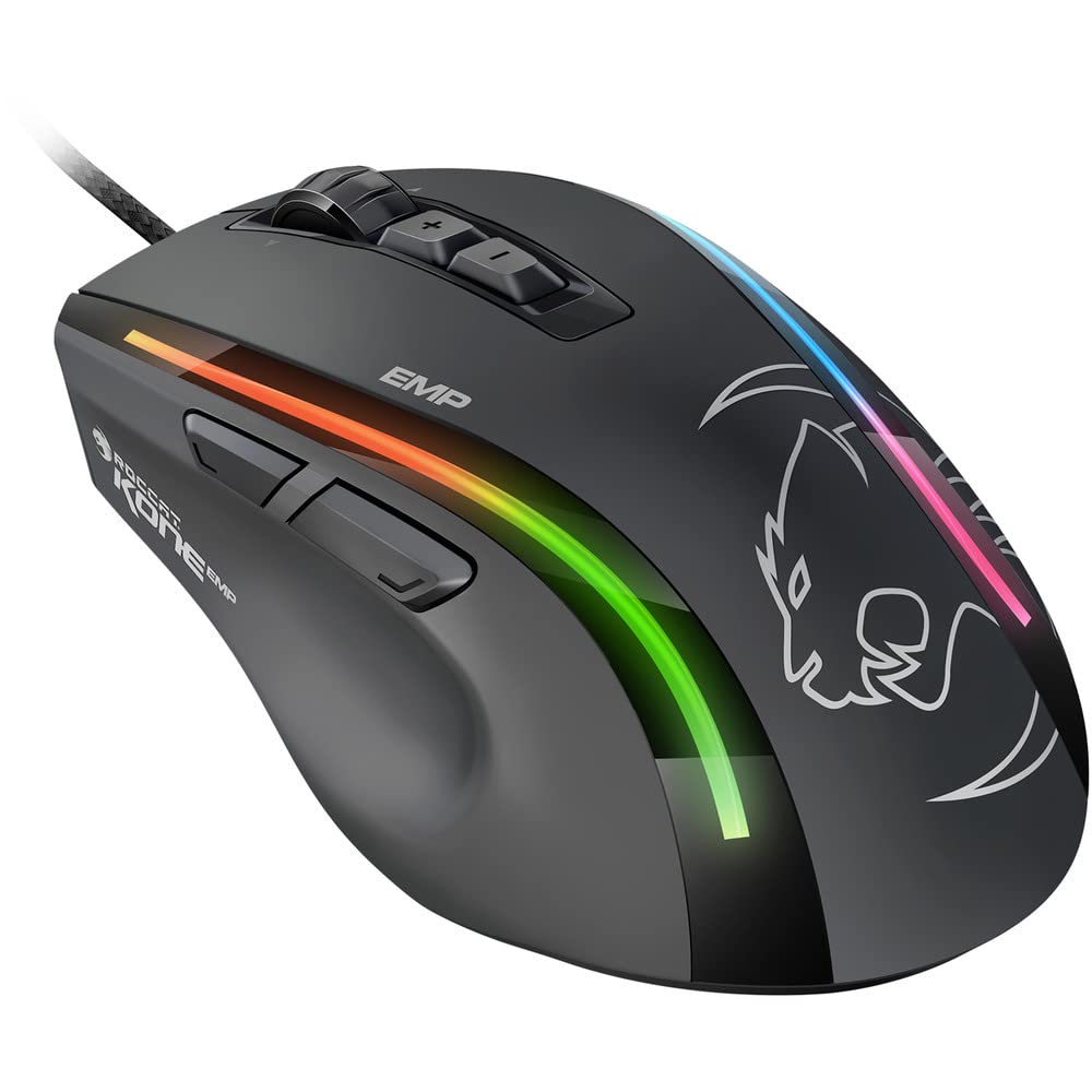 ROCCAT Kone EMP Max Performance RGB Gaming Mouse, Black