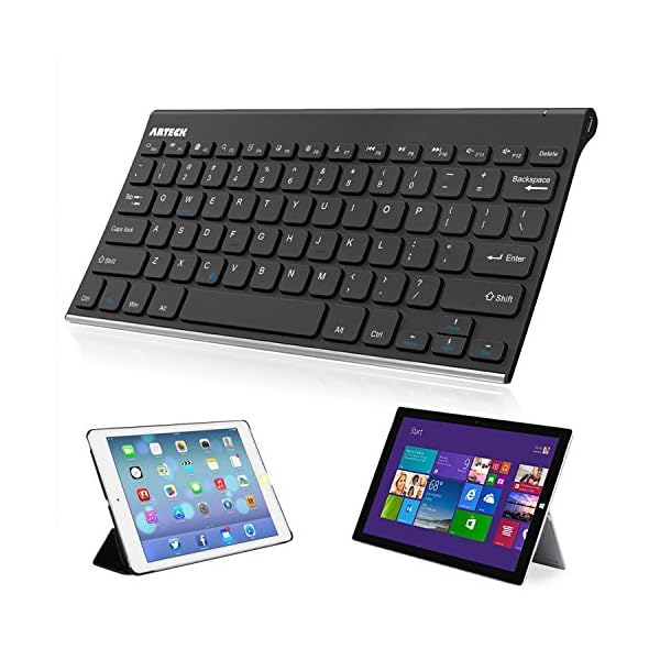 Arteck-Bluetooth-Keyboard-Stainless-Steel-Universal-Portable-Wireless-Bluetooth-Keyboard-for-iOS-Android-Windows-Tablet-PC-Smartphone-Built-in-Rechargeable-6-Month-Battery Arteck Bluetooth Keyboard, Stainless Steel Universal Portable Wireless Bluetooth Keyboard for iOS, Android, Windows…