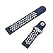 Fitbit Blaze Bands, EloBeth for Fitbit Blaze Soft Silicone Replacement Sport Band Fitbit Blaze Smart Fitness Watch (Blue/White-Large)
