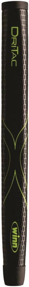 Winn DriTac Midsize Pistol Putter Golf Grip, Black