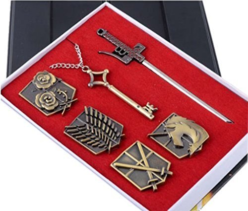 Cos-me Attack on Titan Shingeki No Kyojin Weapon Pendant Necklace Cosplay Toys