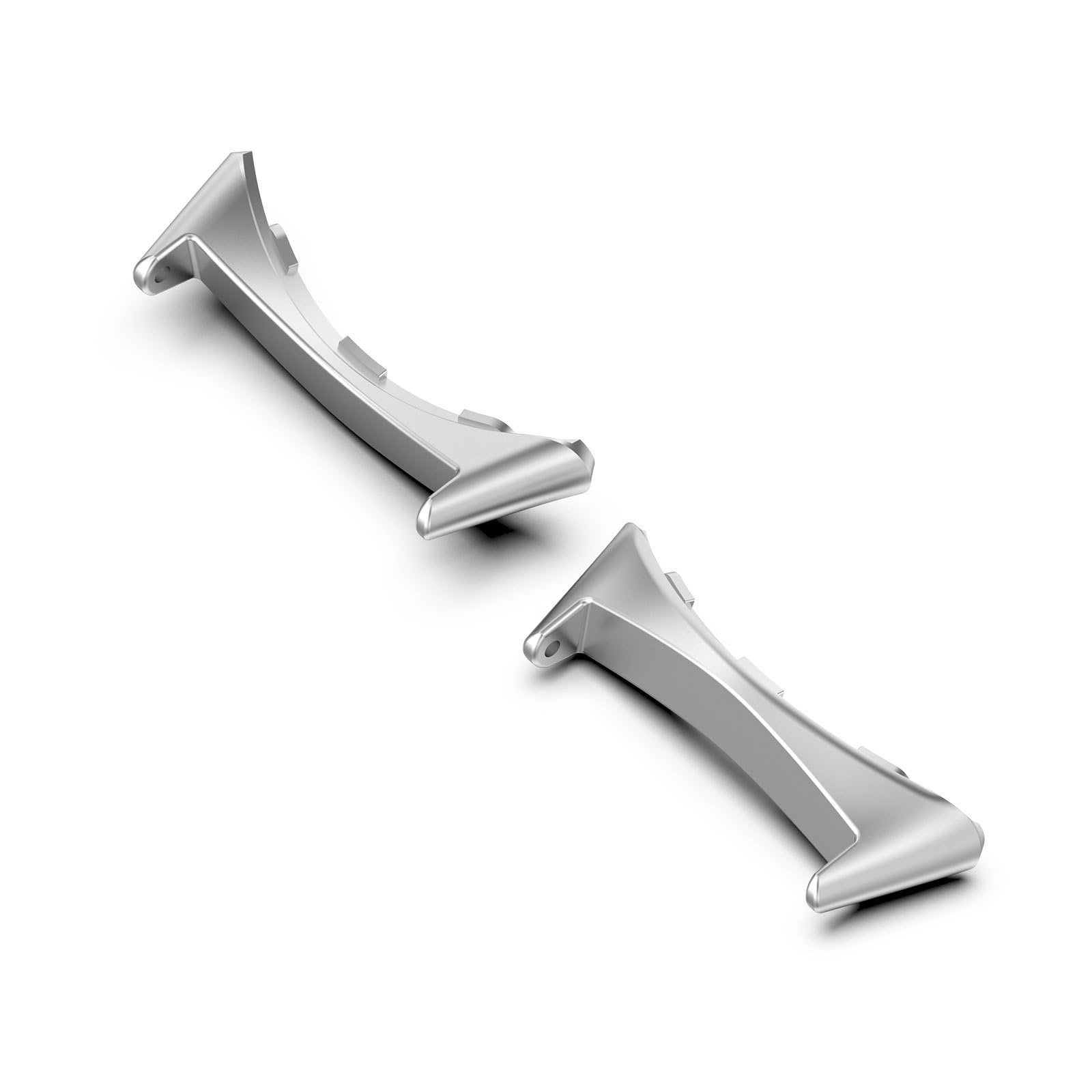 Niboow 20mm Strap Connectors pour Google Pixel Watch/Google Pixel Watch 2, Stainless Band Adapter pour Google Pixel Watch/Google Pixel Watch 2 - Silver