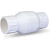 Everflow 1-1/2" Solvent PVC Spring Check Valve 290S112