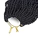 VRHOT 6Packs 18'' Wavy Senegalese Twist Crochet Hair Braids Wavy Ends Free Synthetic Hair Extensions Braiding Hair Havana Mombo Dreadlocks 1B 18 inch 35strands/pack (18'' (6packs/lot), 1B#)