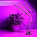 Three Head LED Grow Light Balleen.E 27W Clip On Plant Grow Lamp Lights Bulb with 360° Adjustable Gooseneck and Separated on/off Switch for Indoor Plants Herb Succulents Greenhouse Office 2018 Upgraded