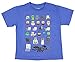 Minecraft Character Short Sleeved Tee (XS (4/5), Royal Heather)