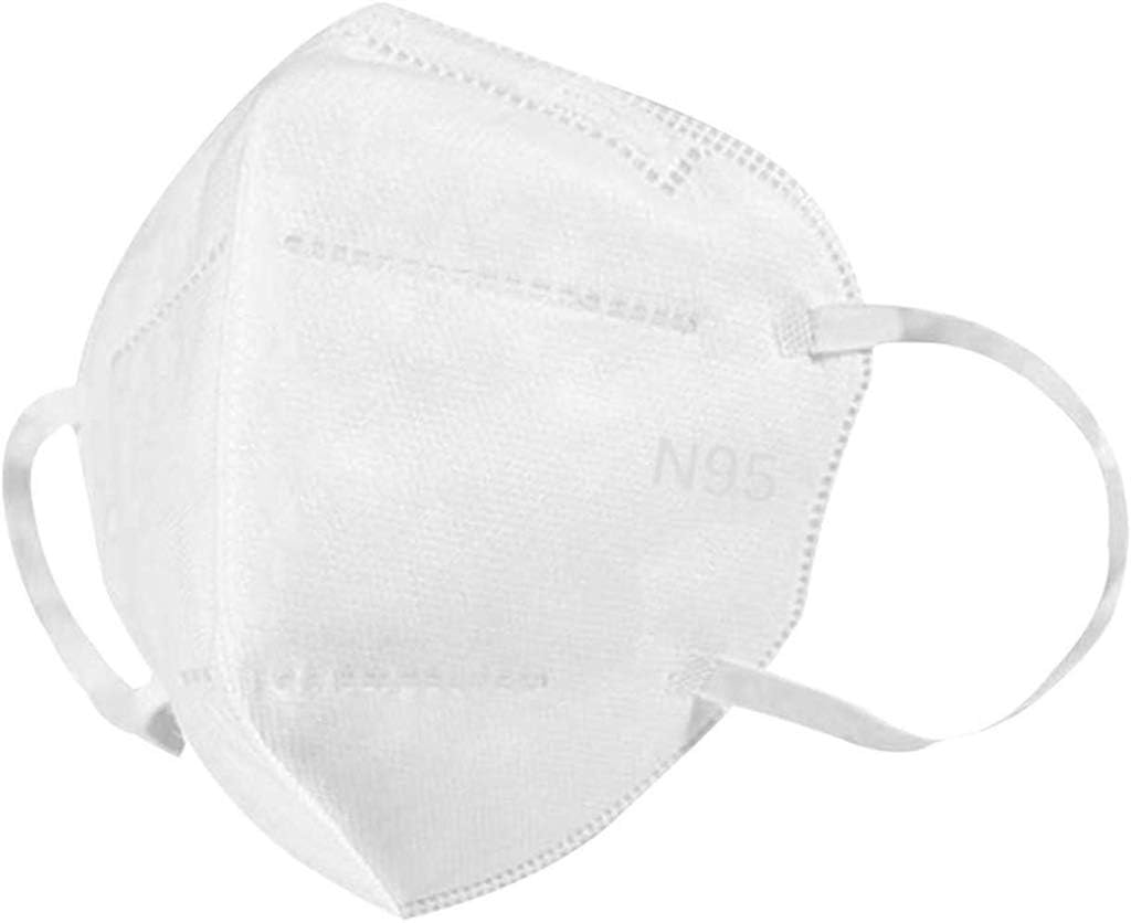 3PCS Disposable 4-Layer KN95 Breathing Masks, Disposable Air Filter Masks Against Dust, Pollution, Particle, Pollen, Smoke, Safety Face Mask