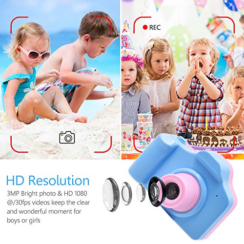 Janboo Kid Camera, Childrens Digital Cameras, Rechargeable Toy Camera, Video Camera with 2 Inch IPS  - //medicalbooks.filipinodoctors.org