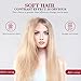 Updated 2020 Version Professional Hair Straightener, Flat Iron for Hair, 2 in One Tourmaline Ceramic Flat Iron for Straightens & Curling with Rotating Adjustable Temperature and Salon High Heatthumb 1