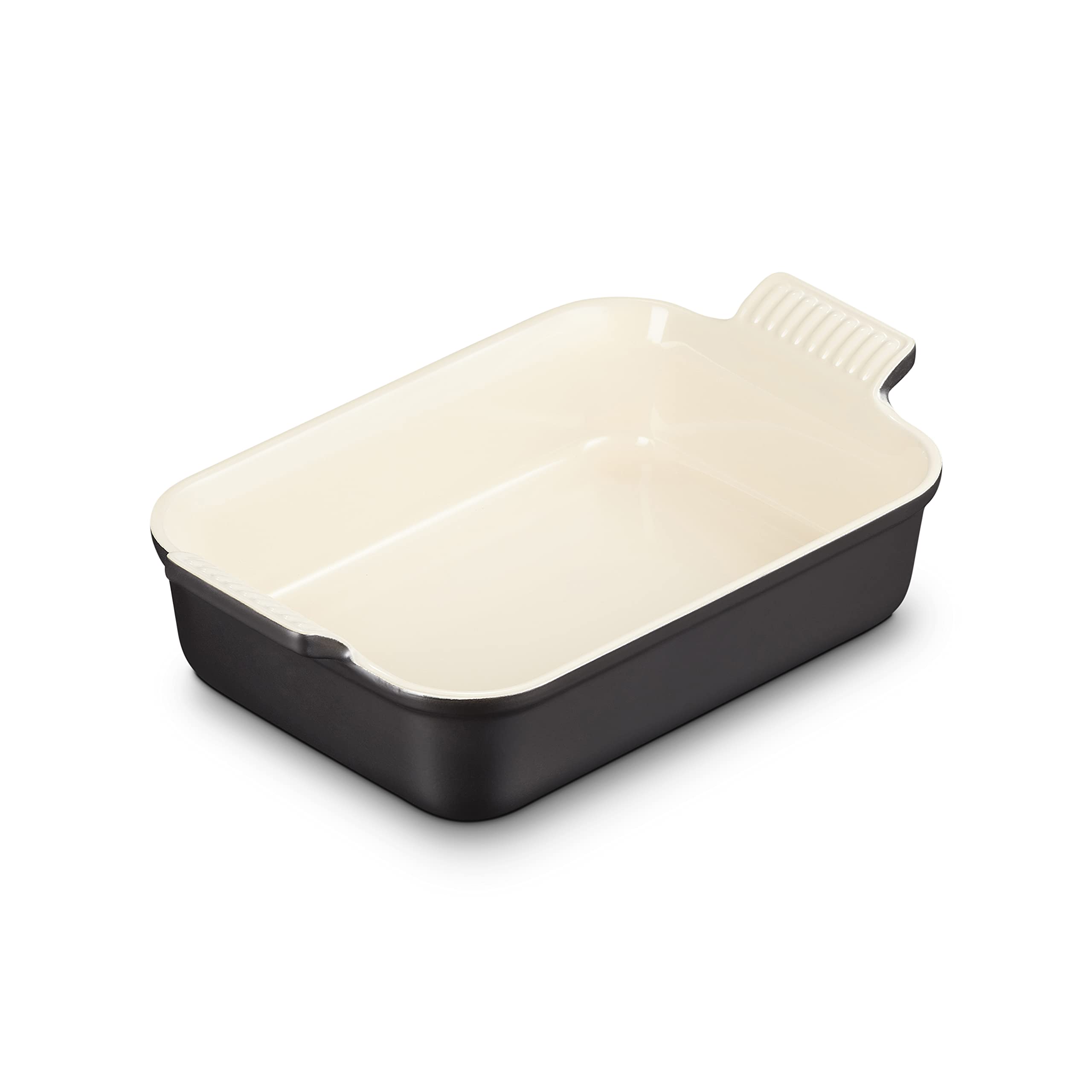 Le Creuset Heritage Rectangular Dish, Stoneware, 26 cm, 2.4 litres, Black Onyx, 71102261400001