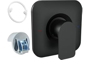 SXTRRDNARY Upgraded T2471BL Replacement for Moen single Lever Handle Shower/Tub Trim Kit,Compatible with Moen Genta LX Posi-Temp 2510/2520/2570/2580/2590 Pressure balanced Valves,Durable Solid Metal,Matte Black