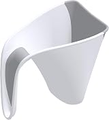Shnuggle Bath Rinse Jug Soft Rim Hair Rinsing Cup White Grey view 2