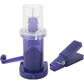 Kodrily Hand Knitting Machine with Clip, ABS i Cord Knitting Machine, Purple Hand Spool Knitter, Easy Hand Spool Knitter with User Manual, Mini Cord Portable, 1Pcs