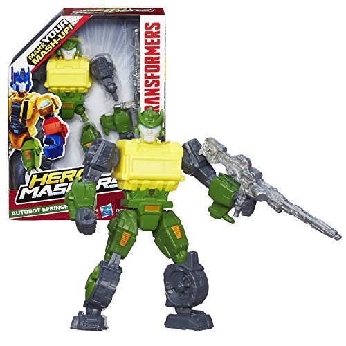 Hasbro Year 2013 Transformers Hero Mashers Series 6 Inch Tall Action Figure - AUTOBOT SPRINGER with Detachable Hands and Legs Plus Blaster Rifle by Transformers