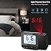 MARTR Digital Projection Alarm Clock with Dual Alarms Travel