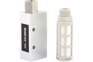 Garosa CV-25HS Compressed Air Regulators Pneumatic Air Exhaust Vacuum Vacuum Generator Generator Ejector with Silencer,Vacuum Generator