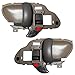 Driver and Passenger Inside Inner Tan Door Handles Replacement for Chevrolet GMC Pickup Truck SUV 15708043 15708044