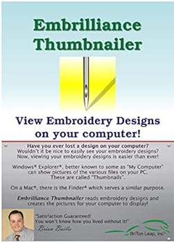Embrilliance Thumbnailer, Embroidery Software for Mac & PC 