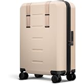 Db Ramverk Carry-On 21 Inch Hardside Luggage, Compact Suitcase with Silent 360 Spinner Wheels, TSA Lock, Interior Laptop Compartment and Two Zipper Dividers, Fogbow Beige