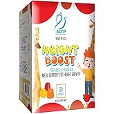Actif Height Boost Mega Support for Kids 3-8 Years Old, Height Growth with 10+ Factors, 60 Gummies, Strawberry Flavor, Get Tall Fast Formula
