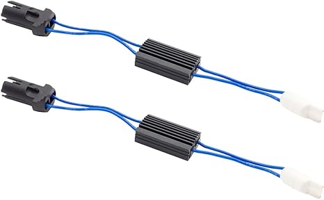 Biqing 2x 12v Led Warnung Canceller Decoder Canbus Keine Ocb Fehler Lastwiderstand Fur 921 T15 501 194 T10 Led Lampen Amazon De Auto