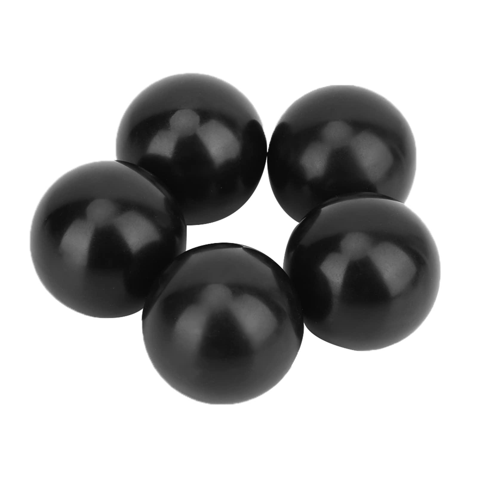 Garosa 5Pcs Black Round Ball Lever Knob Bakelite M10x35 Machine Tool Replacement Part for Industrial Equipment