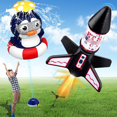 ROHSCE Electric Rocket Launch & Water Rocket Sprinkler! Let’s Go On a Summer Exploration Trip