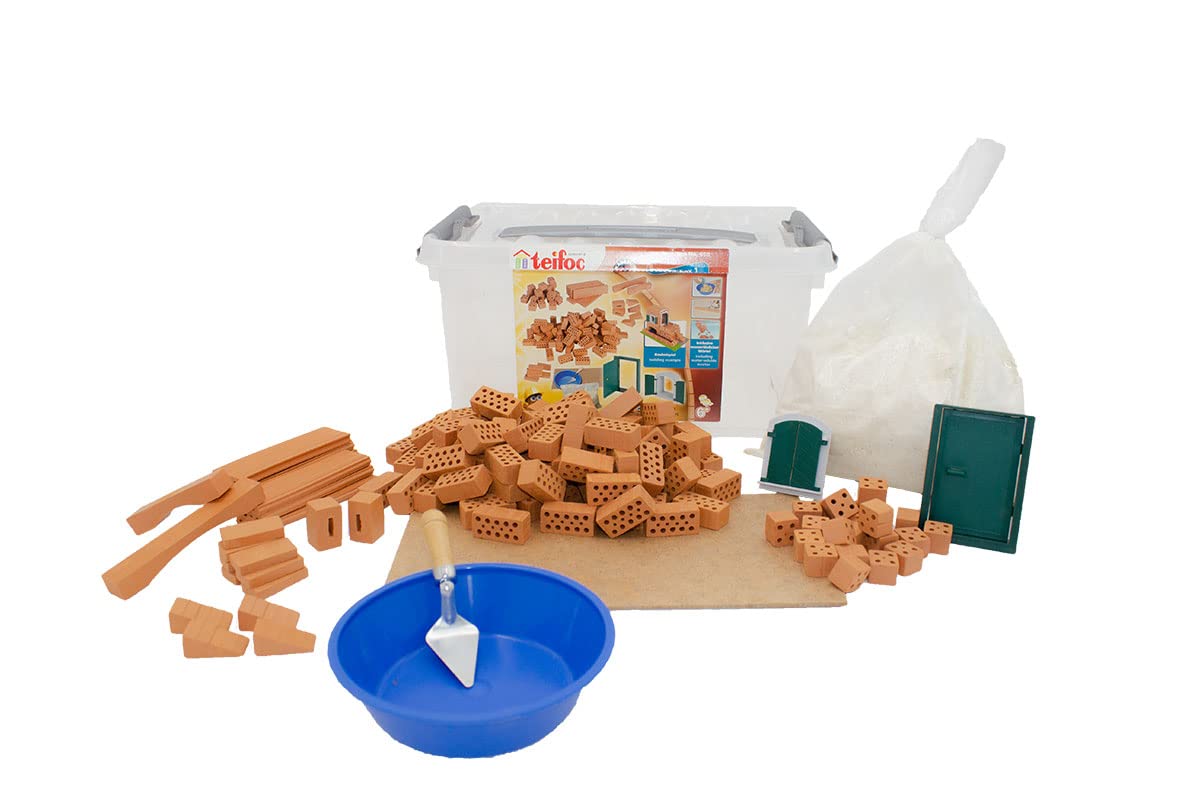 Teifoc TEI 650 Brick Building Kit - Creative Building Kit I, Multicoloured