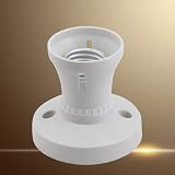 QYEW E27 Light Bulb Holder Lamp Base Wall Adapter Ceiling Socket Converter view 4