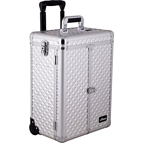 SUNRISE Makeup Rolling Case 4 in 1 Professional Organizer , 3 Stackable