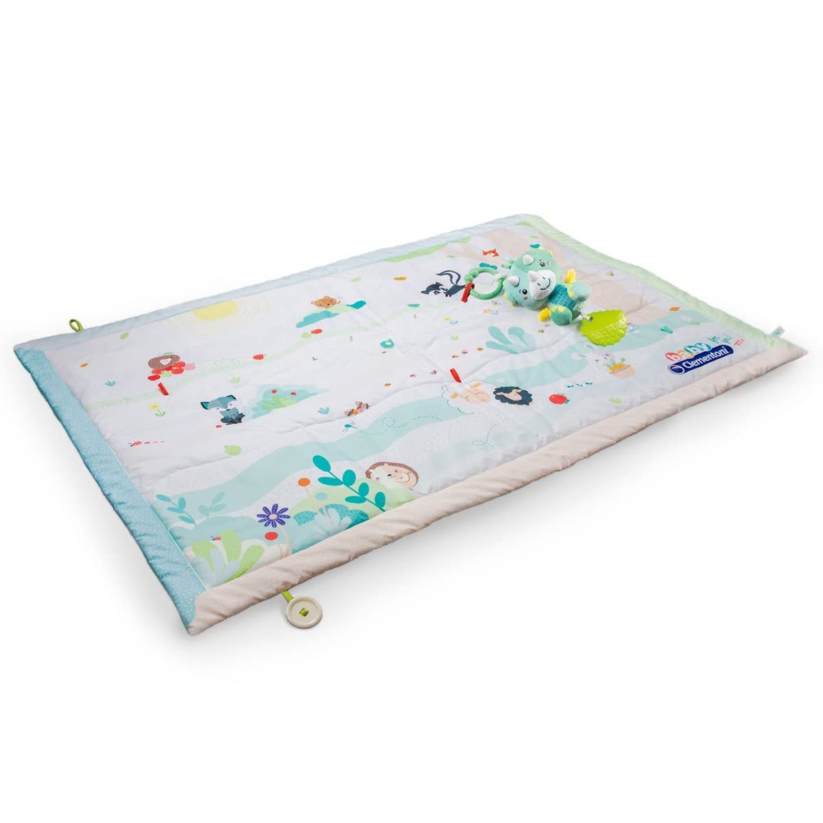 Clementoni 17318 You-17318-Large Carpet-New-Born Baby Toys-Play Crawling mat Suitable for 0 Months and Older-Machine Washable, Multi-Colour