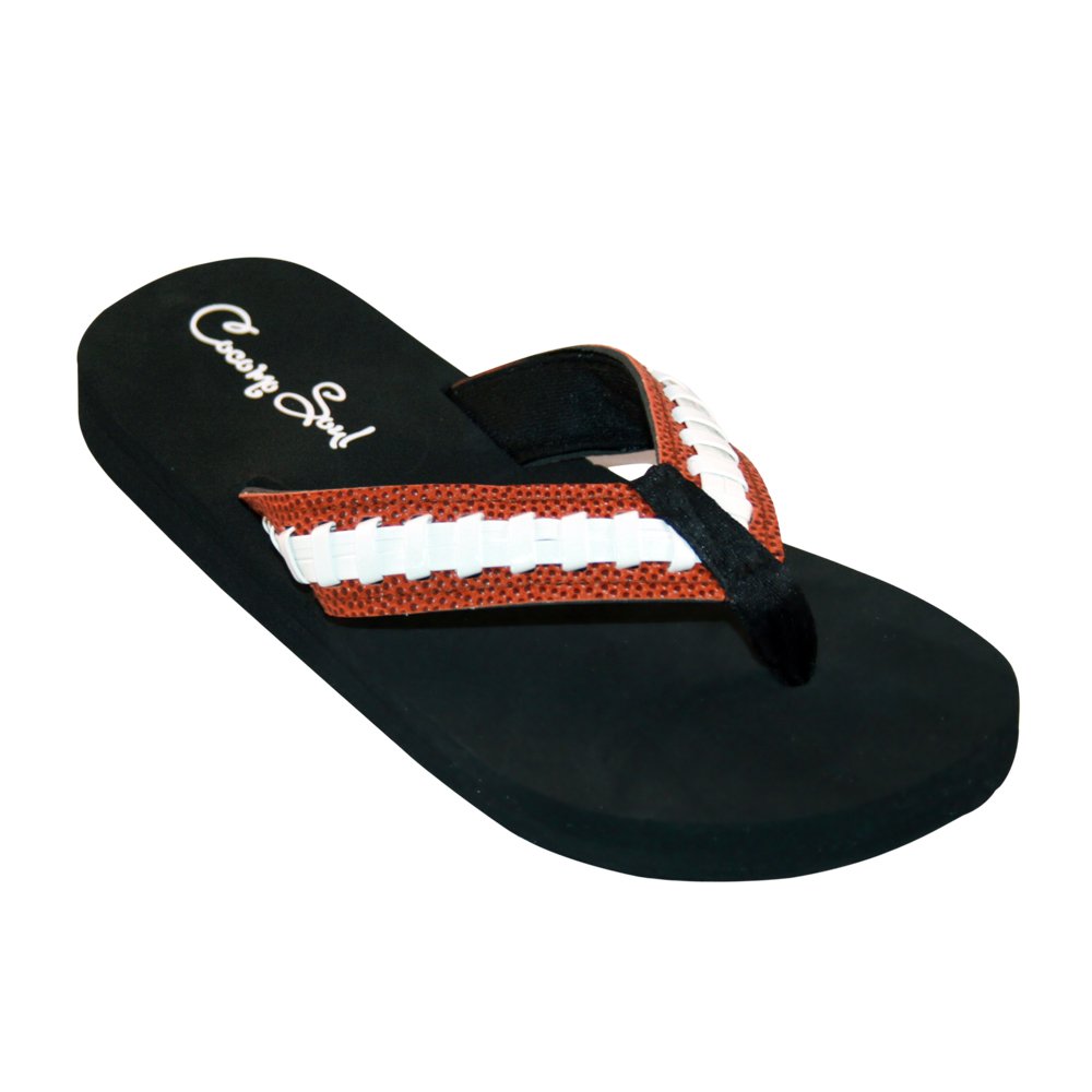 cocomo soul leather flip flops