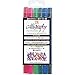 Kuretake Zig Calligraphy Pens,2mm. 3.5mm Dual Tip Markers, AP-Certified, No Mess, Photo-Safe, Acid Free, Lightfast, Odourless, Xylene Freeing, for Beginners, Made in Japan (6 pens Set)