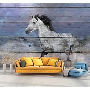 Wall Mural Horse Removable Wallpaper Wall Sticker for Bedroom Living Room - 66x96 inches