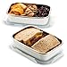 Komax Stenkips Stainless Steel Food Storage Lunch Container 18.9oz. (set of 2) - Airtight, Leakproof With Locking Lids - BPA Free Plastic - Freezer and Dishwasher Safe